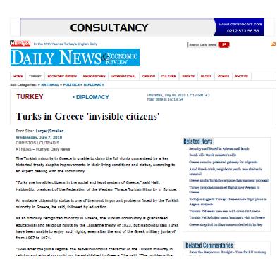 Yunanistan’da Türkler, görünmez vatandaşlar